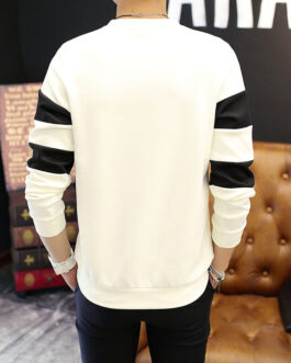 Striped round neck long sleeves