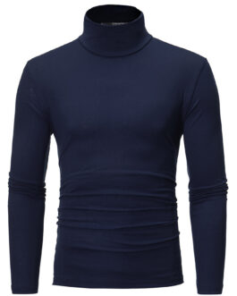 High-neck Thin Long-sleeved T-shirt Bottoming Shirt