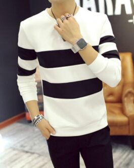 Long sleeve stitching bottoming shirt